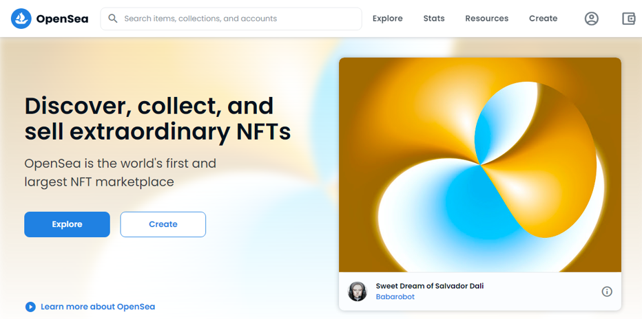 Opensea - ХаĐŧŅĐš ĐēŅŅĐŋĐŊŅĐš NFT marketplace Opensea - ХаĐŧŅĐš ĐēŅŅĐŋĐŊŅĐš NFT marketplace в ĐŧиŅĐĩ Ņ Đ˛ŅŅĐžĐēиĐŧ ОйОŅĐžŅĐžĐŧ