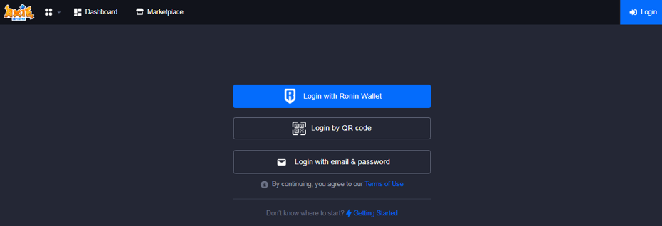 авторизация через Ronin Wallet