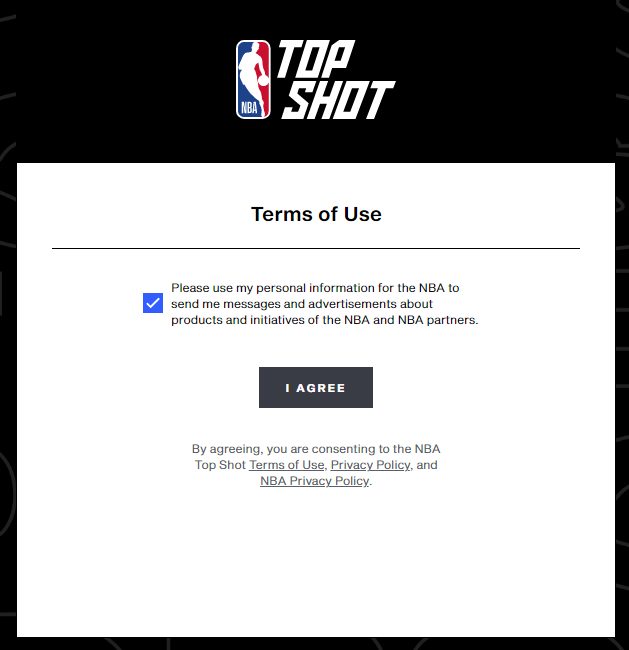 принять правила NBA Top Shot