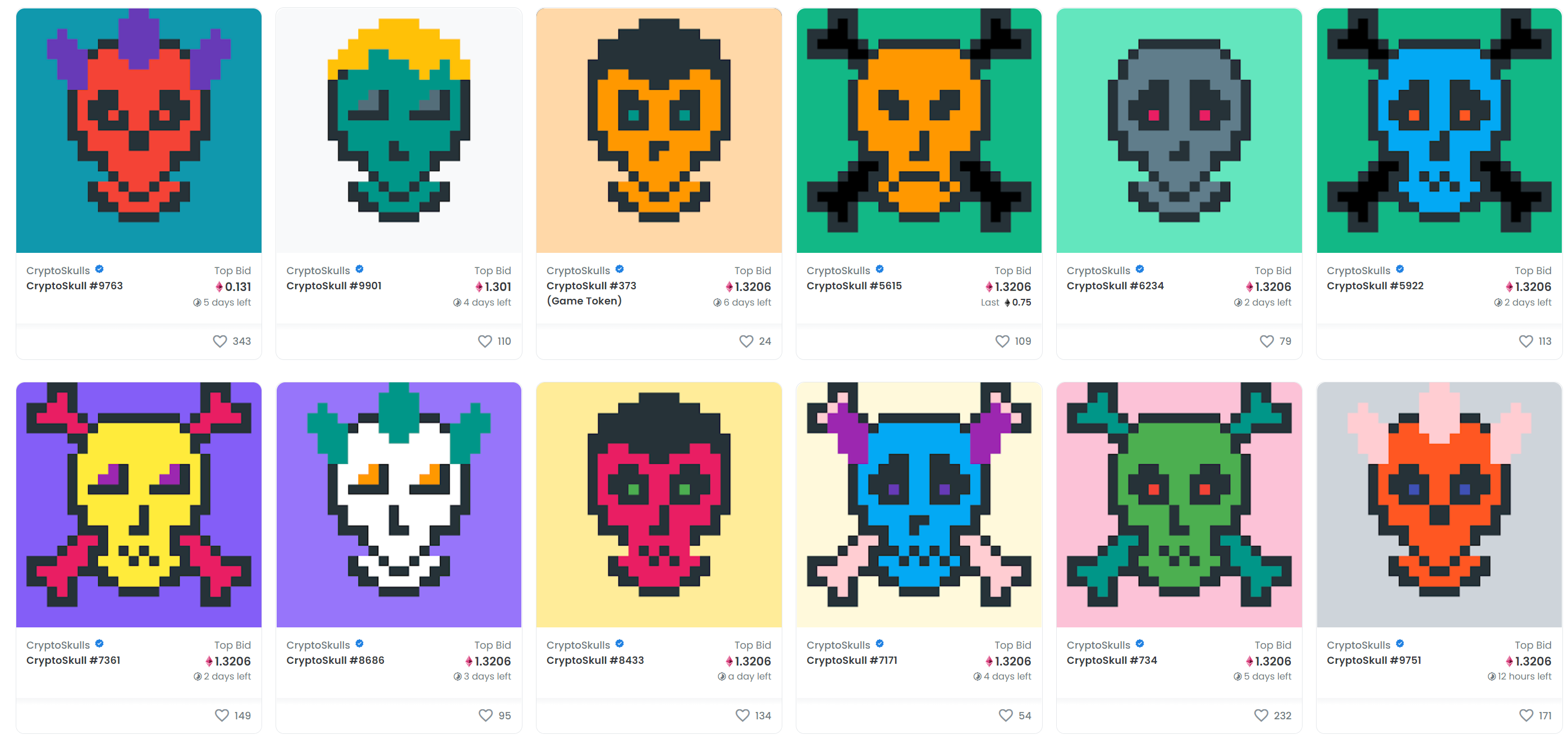 CryptoSkulls NFT коллекция