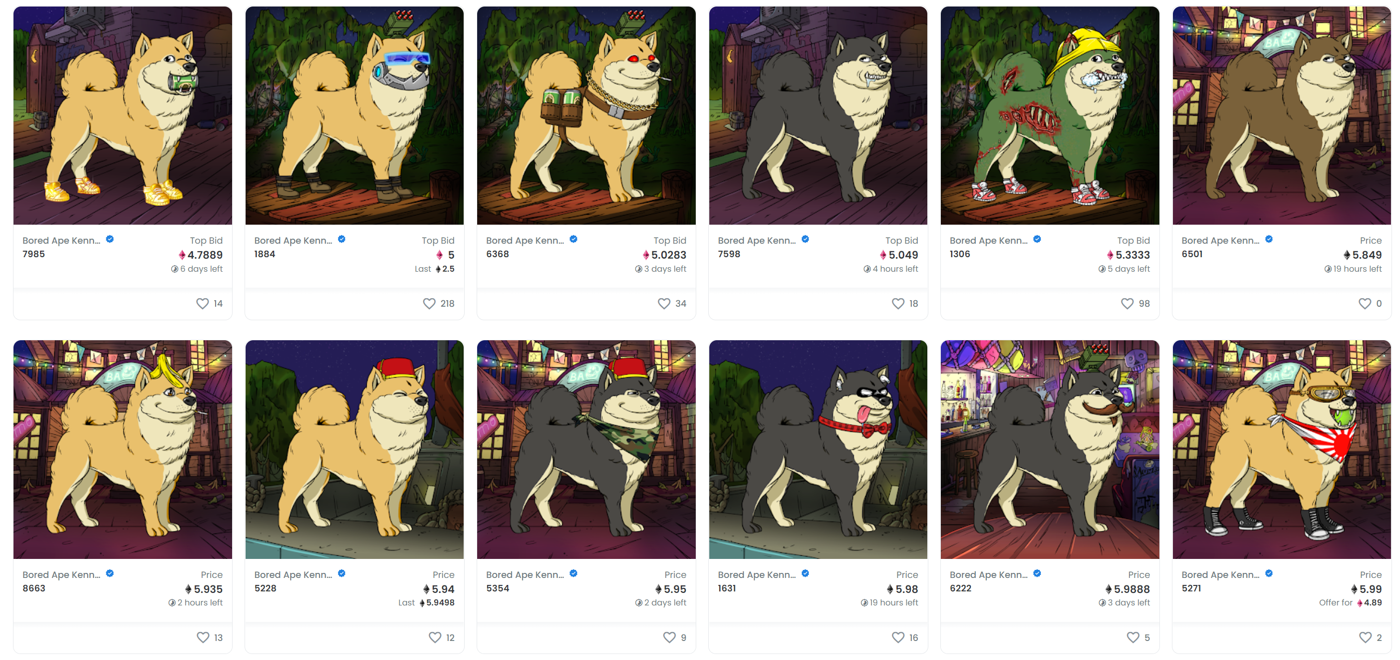 Bored Ape Kennel Club ĐŋОдйОŅĐēа Ņ Opensea