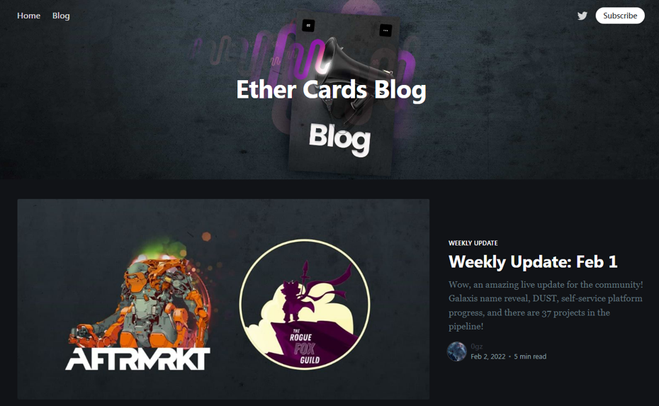 Ether Cards ĐąĐģĐžĐŗ