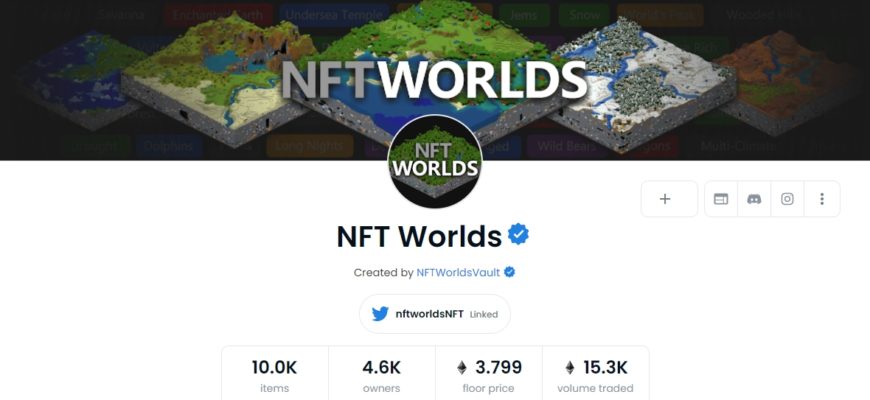 NFT Worlds opensea