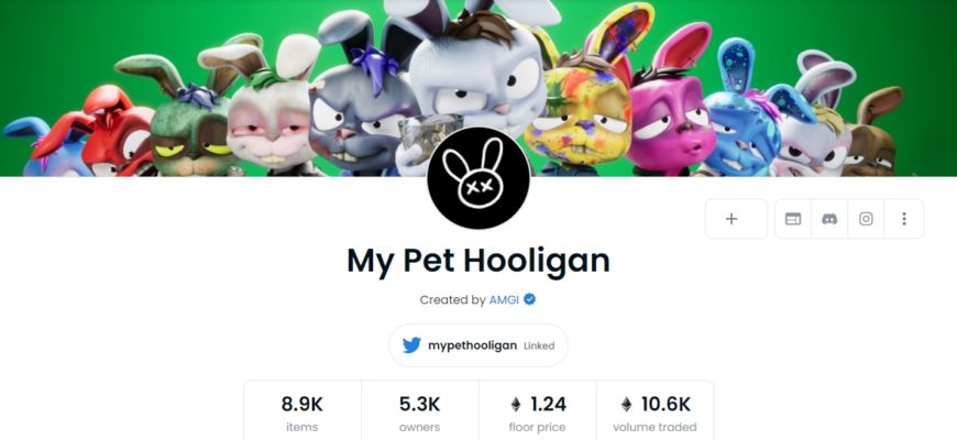 My Pet Hooligan opensea