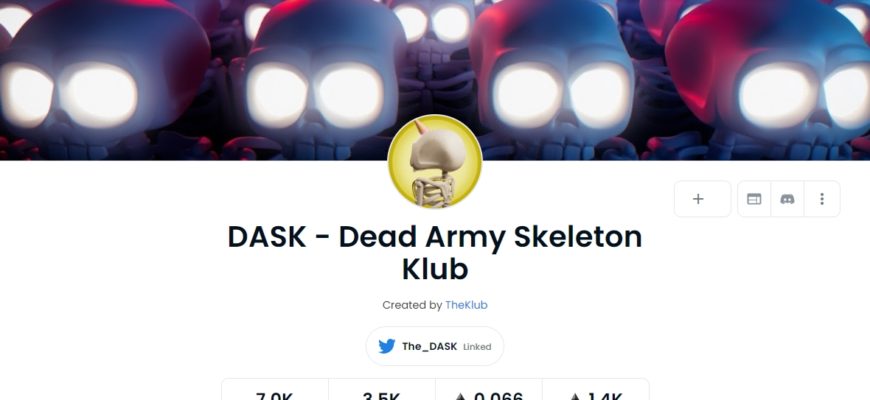 DASK - Dead Army Skeleton Klub opensea