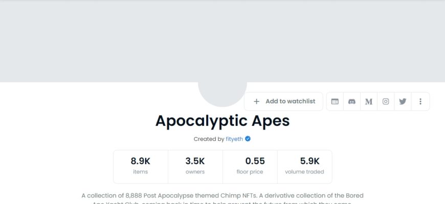 Apocalyptic Apes opensea