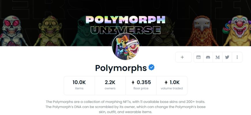 Polymorphs nft opensea