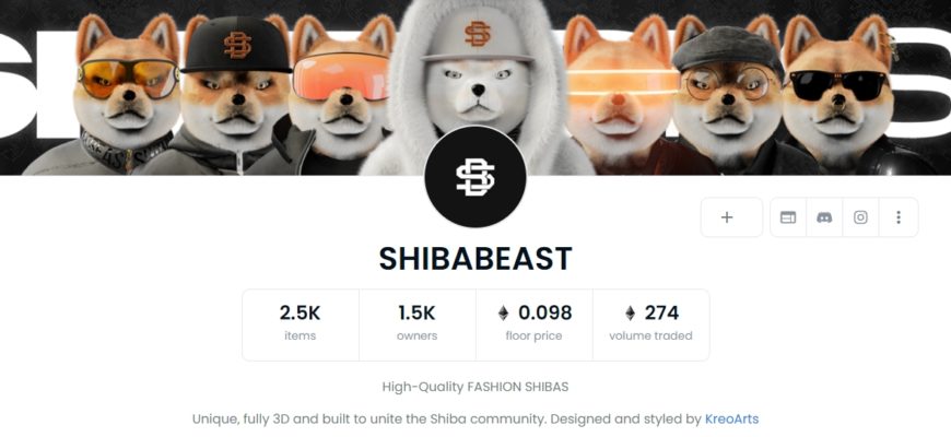 SHIBABEAST opensea