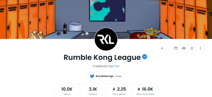 Rumble Kong League opensea