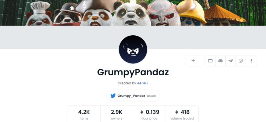 GrumpyPandaz opensea