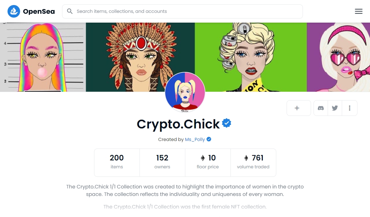 Crypto.Chick opensea