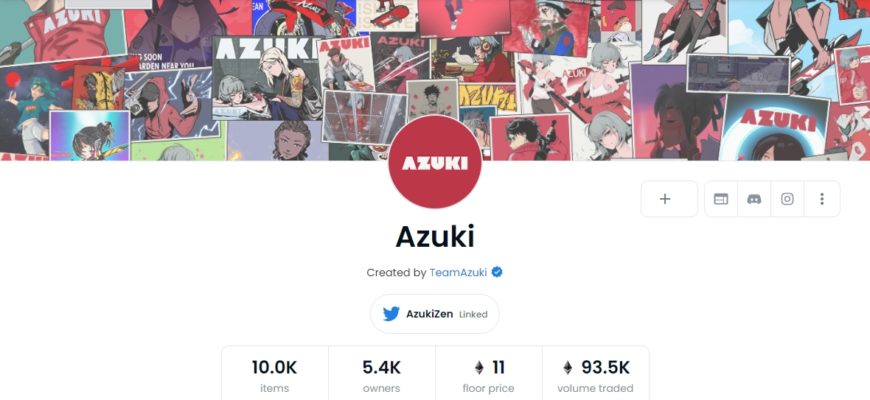 Azuki ĐēĐžĐģĐģĐĩĐēŅĐ¸Ņ ĐŊŅŅ