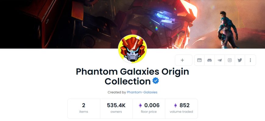 Phantom Galaxies Origin Collection opensea