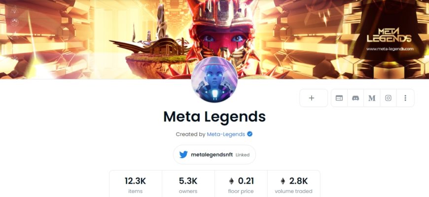 Meta Legends opensea nft
