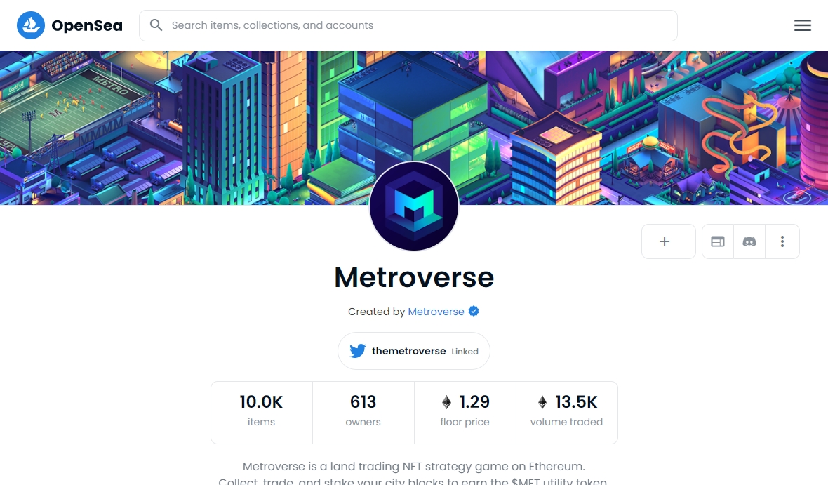 Metroverse ĐēĐžĐģĐģĐĩĐēŅĐ¸Ņ nft Đ¸ĐŗŅŅ