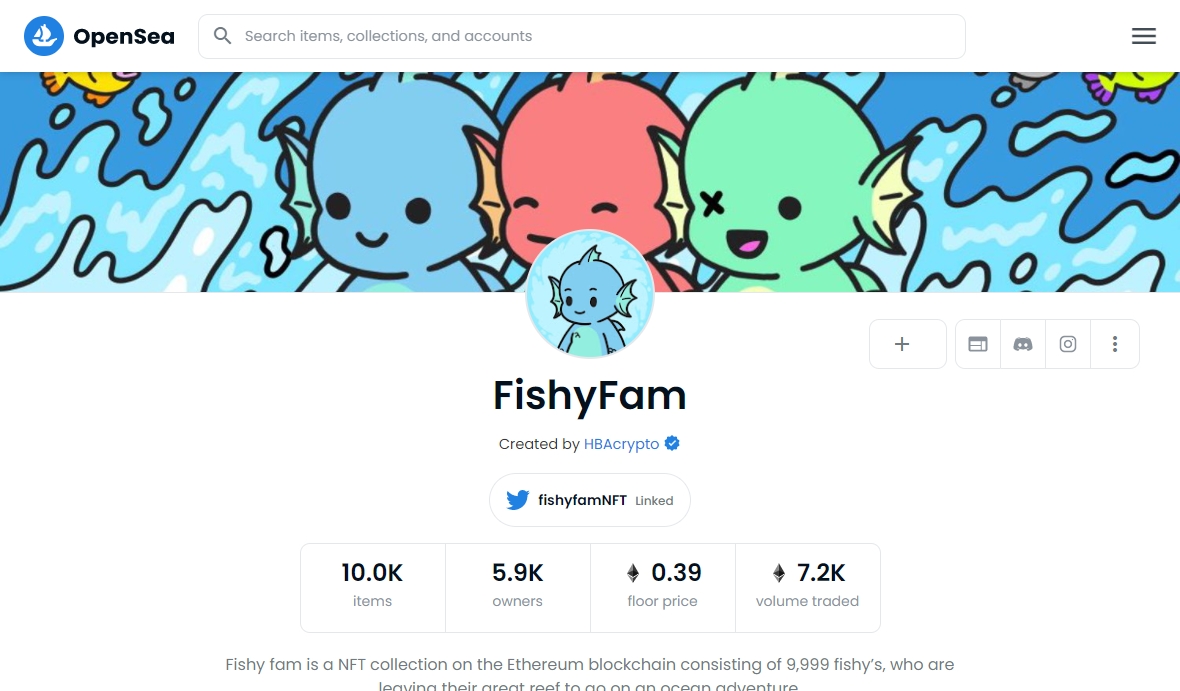 FishyFam opensea