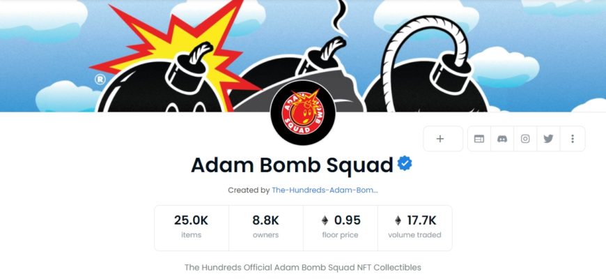 Adam Bomb Squad opensea