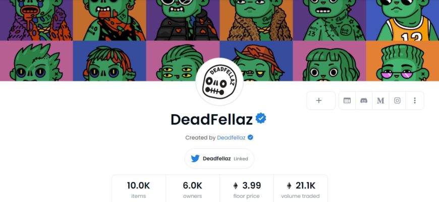 DeadFellaz opensea