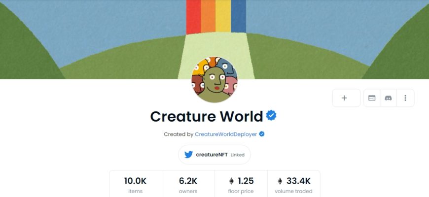 Creature World opensea
