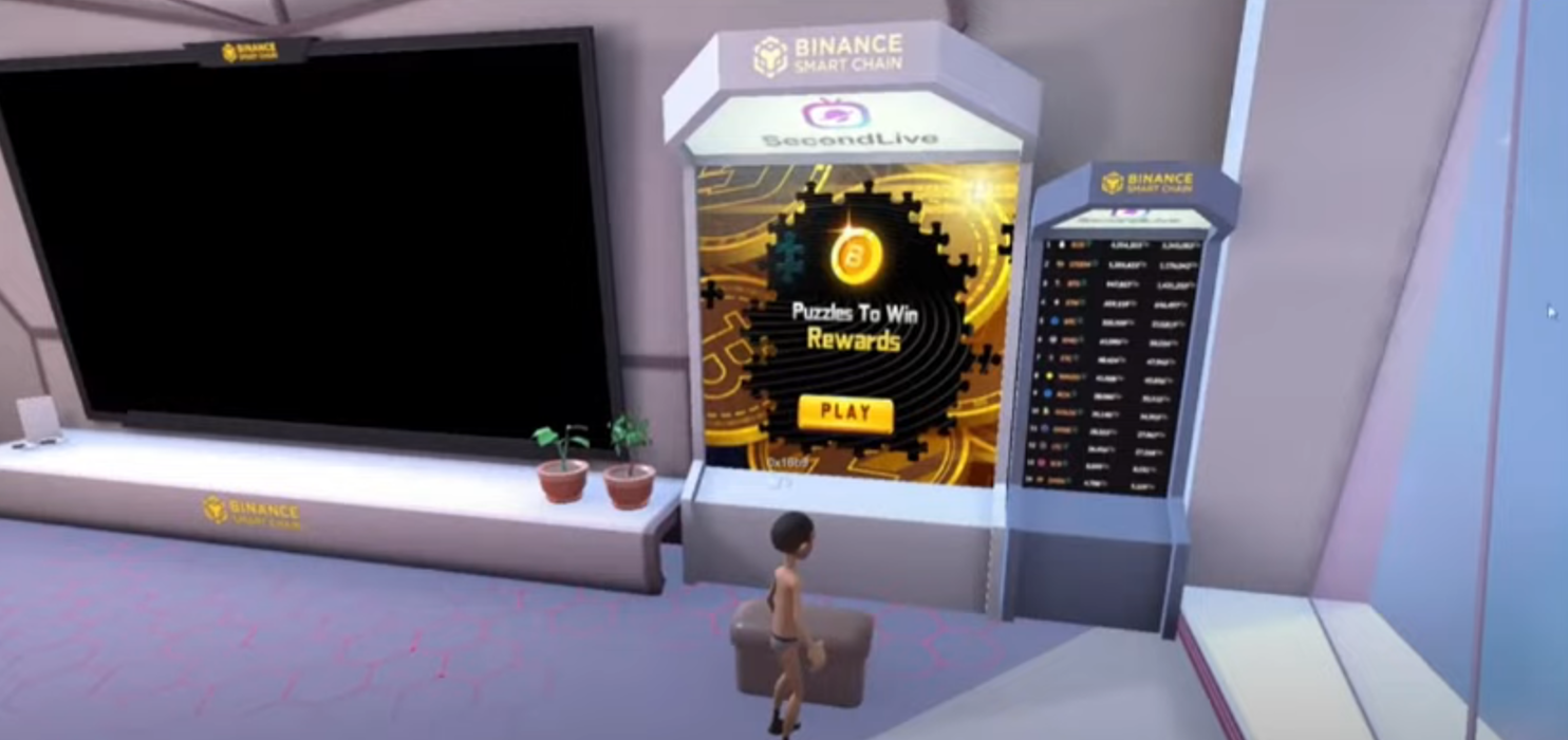Đ¸ĐŗŅОвОК авŅĐžĐŧĐ°Ņ ĐžŅ Binance в Second Life World