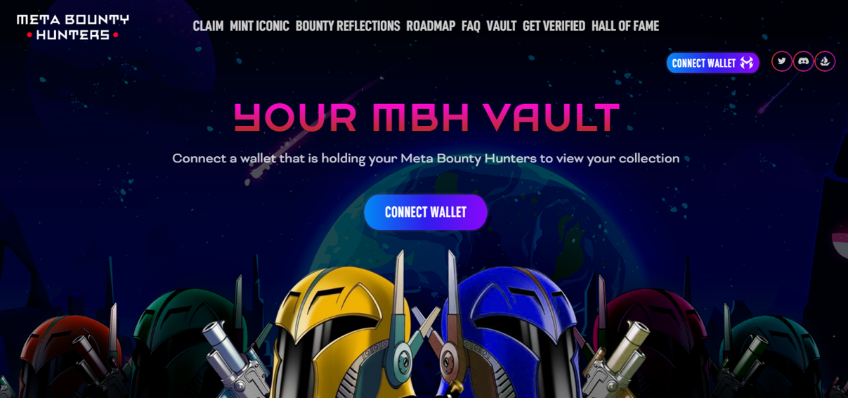 Connect Wallet Meta Bounty Hunters
