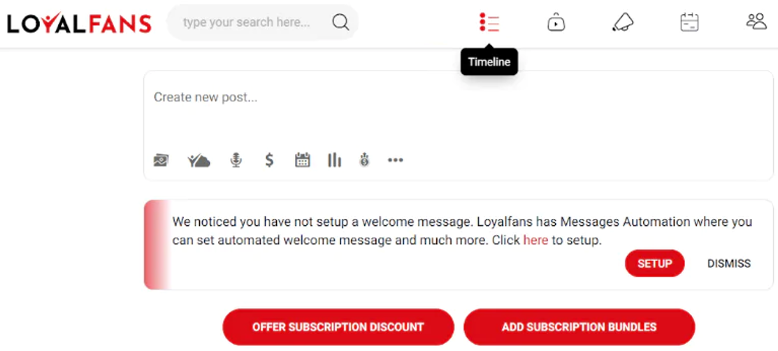 выложить пост на LoyalFans