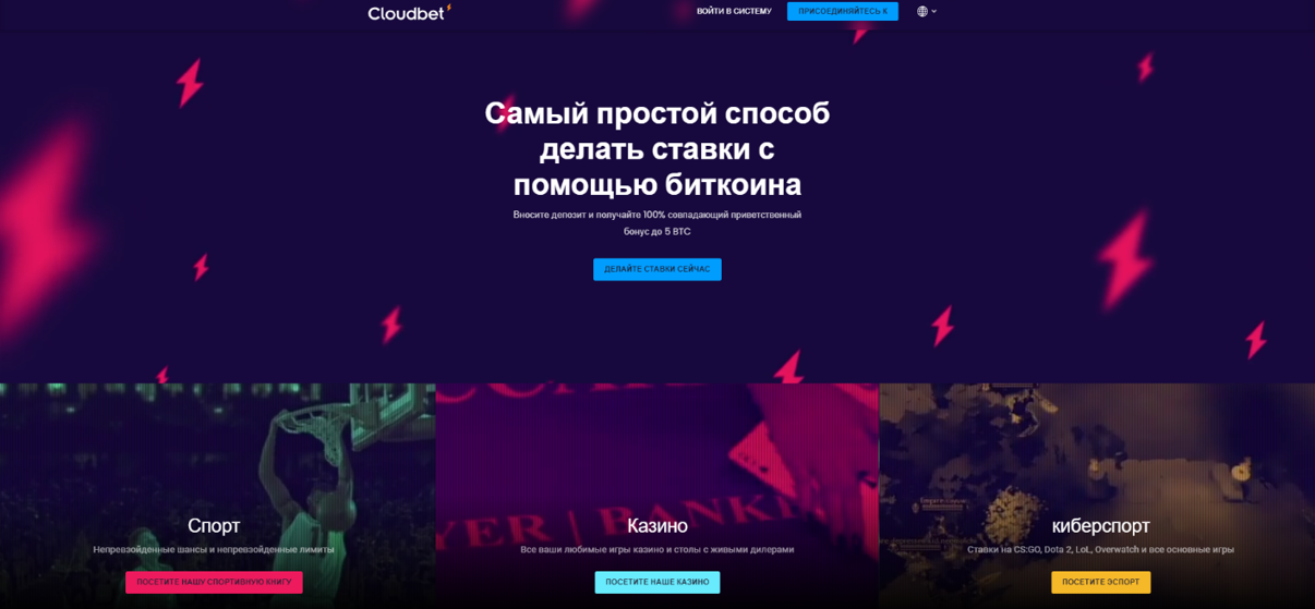 ŅŅавĐēи в йиŅĐēОиĐŊĐĩ ĐŊа Cloudbet