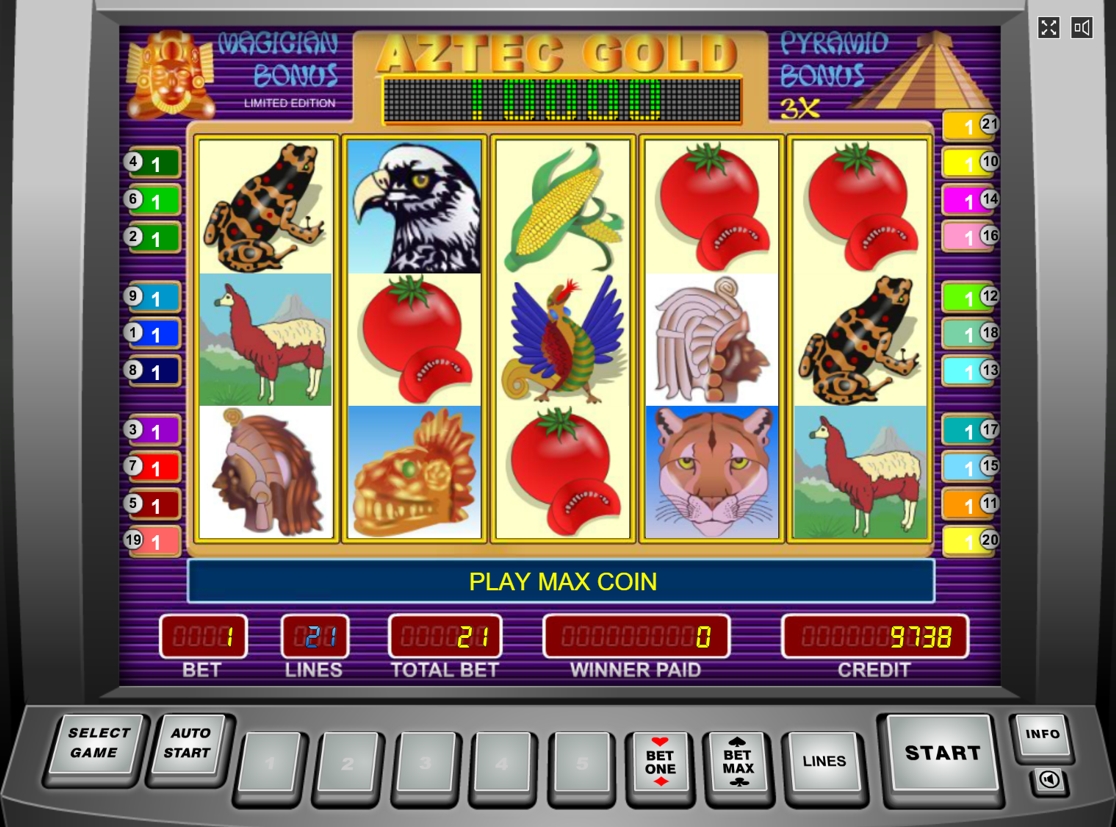 игровой автомат Aztec Gold